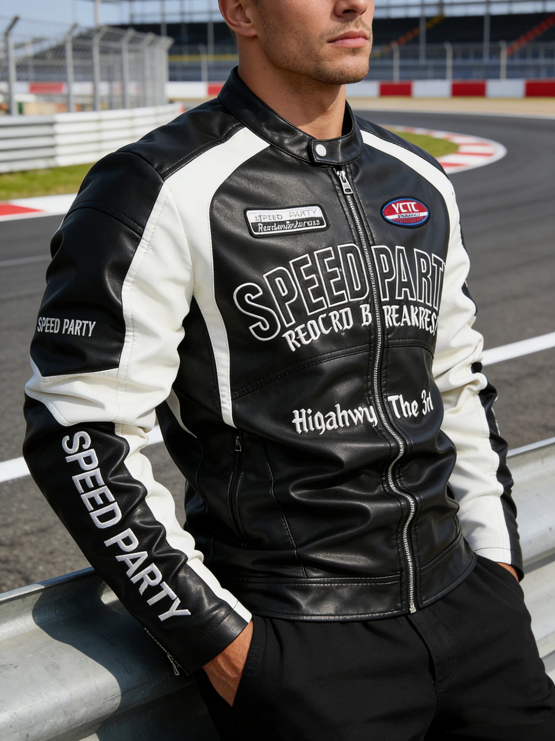Unisex Oversized Racer Jacket