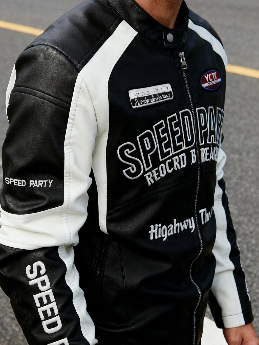 Unisex Oversized Racer Jacket