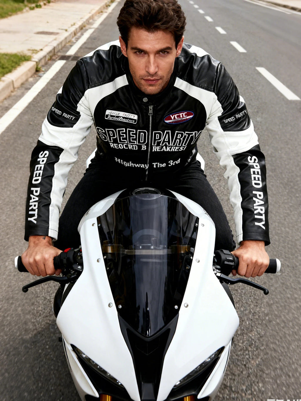 Unisex Oversized Racer Jacket