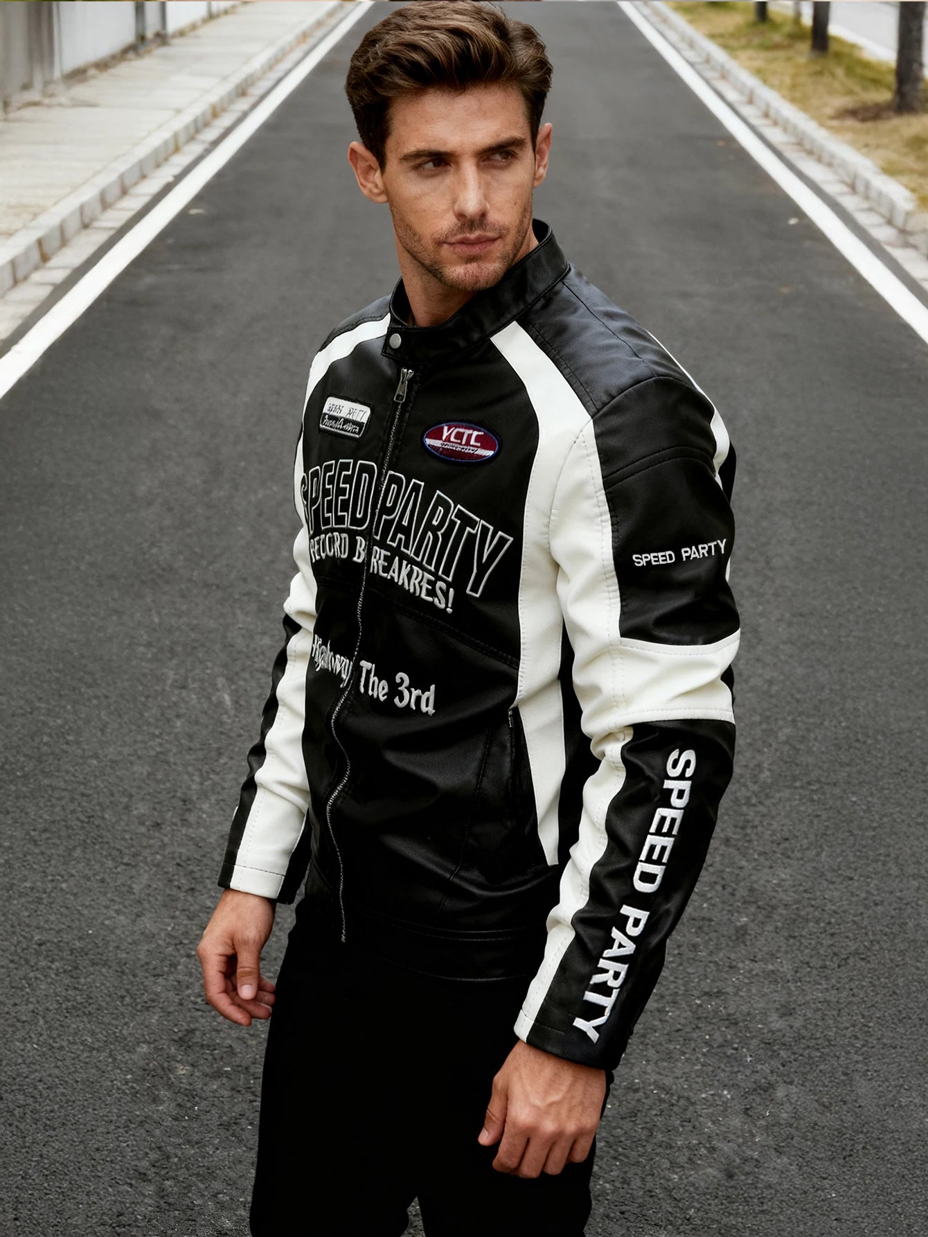 Unisex Oversized Racer Jacket