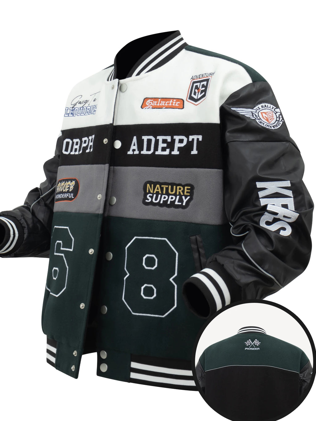Vintage Race Car Bomber Jacket