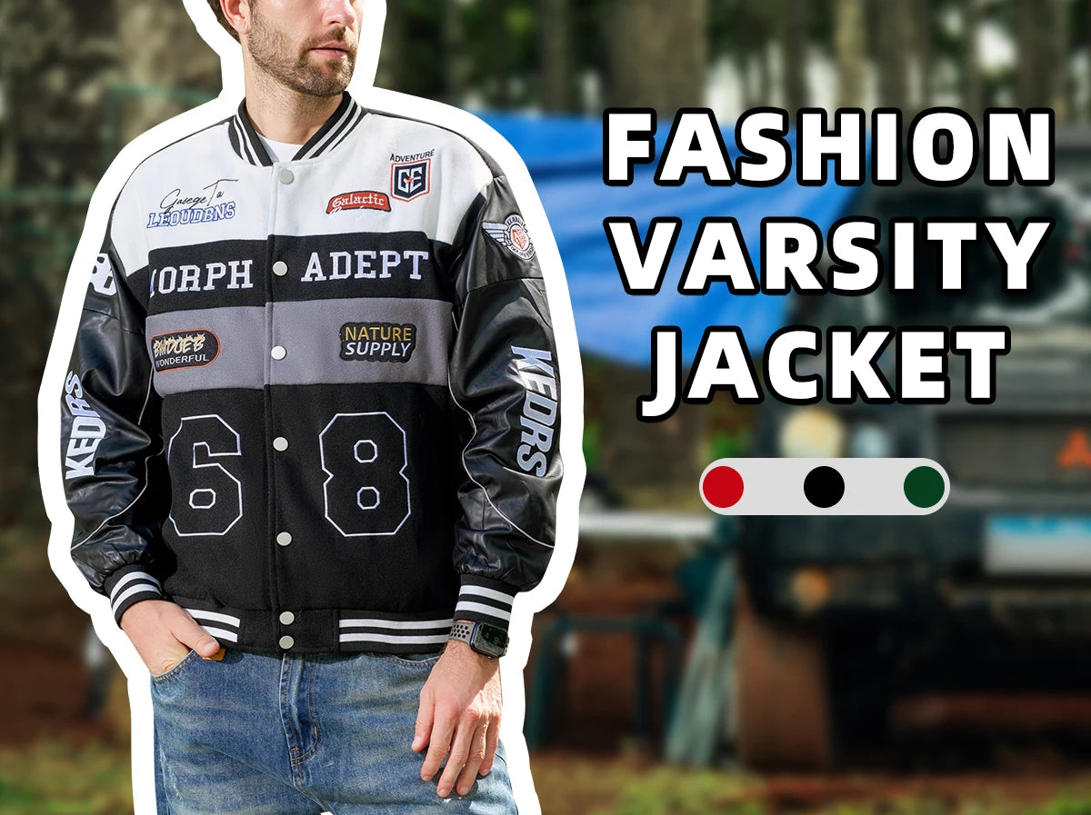 Vintage Race Car Bomber Jacket