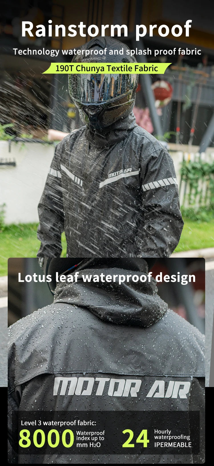 Motor Air 2026 Rain Suit