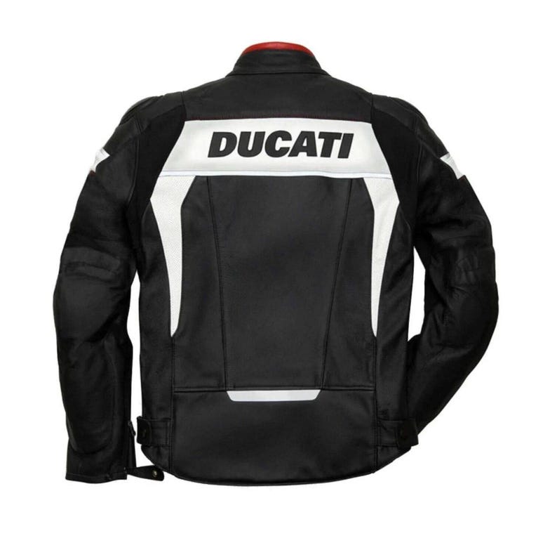 Ducati Black Leather Racing Jacket